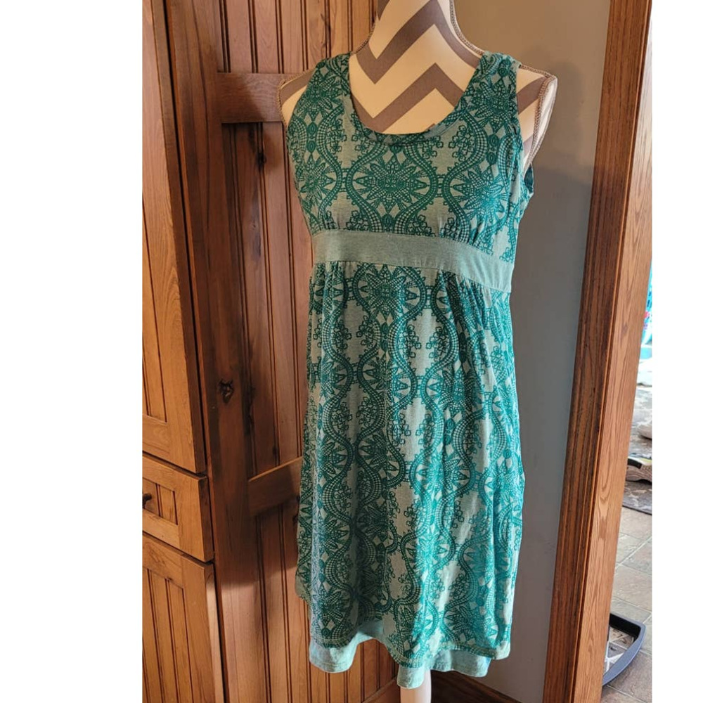 Athleta Tank Dress with Tie Medium 2 Layers - Picture 1 of 4